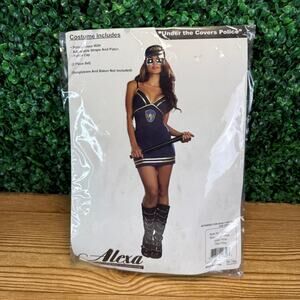 Alexa Under the Covers Police Costume Dress Hat Sz XL Sexy Dress Up Halloween